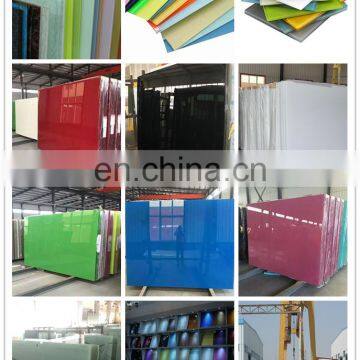 RAL 9010 White Painted Glass photo-3