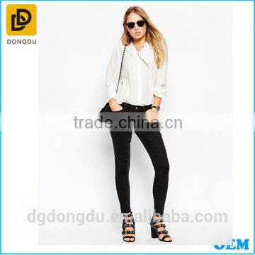 Top Quality Brand Name Women High Waiste Denim Jeans Skinny Jeans