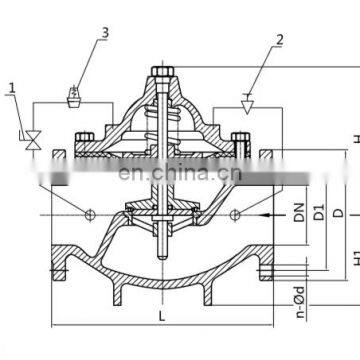 Top Quality Ductile Iron Water Steam Pressure Reducing Valve Iron Valve photo-5