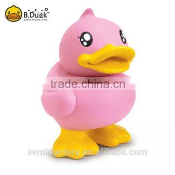 Lovely cute wholesale plastic pvc custom coin bank