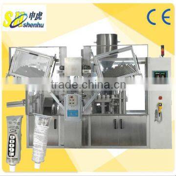 Double Nozzle Aluminum Tube Filling And Folding Machine For High Speed