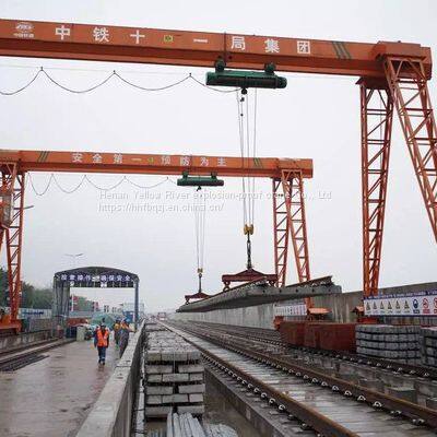 MH type 6 ton general gantry crane, gantry crane, main girder box support leg gantry crane, rail type small crane