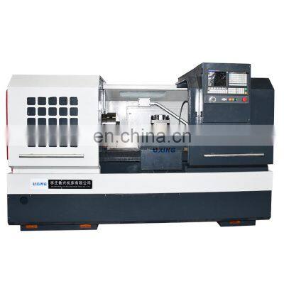 KND Siemens fanuc GSK control flat bed cnc horizontal metal turning center lathe machine CAK6140 price manufacturer for sale CE