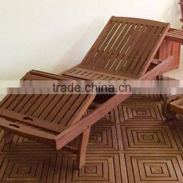 Best brand wooden sunlounger - beach furniture - furniture made in vietnam