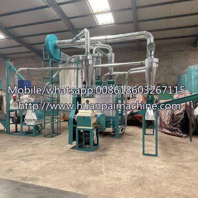 New maize flour mill machine corn grain milling plant low price in Zambia