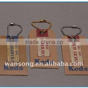 Hot seling custom kraft paper hang tag , jeans hang tag