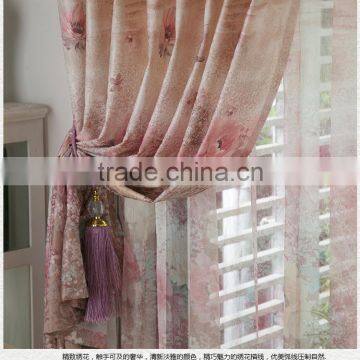 Beautiful Printed Curtains/flower Curtains/jacquard Curtains/window Curtain for Home photo-3