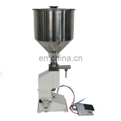 A02 Pneumatic bottle filling machine small paste filling machine liquid filling machine for water,juice,milk,wine price