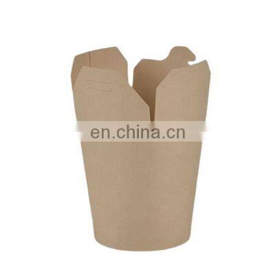 Sunkea Biodegradable bamboo fiber food packaging round noodle boxes