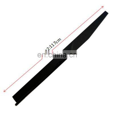 Honghang Factory Supply Auto Parts Car Accessories Side Skirts, ABS Material Gloss Black Side Skirts Type E For All Car