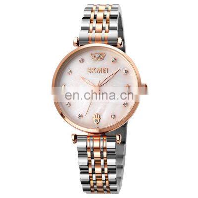 Skmei 1800 Minimalist Ultra Thin Watches Women Stainless Steel Band Quartz Watch