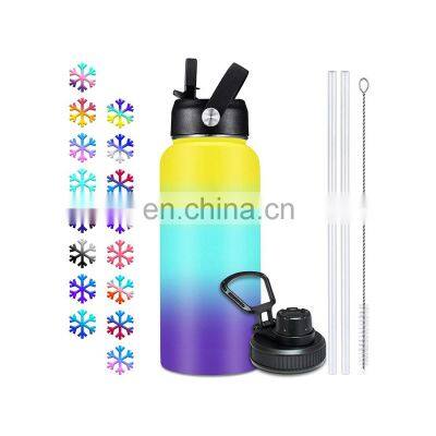 Christmas Gifts Custom Pattern Thermos Water Airless Beer Bottle for Travel Metal Customized Steel Stainless Logo Time Eco