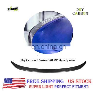 Drop Shipping Eco-friendly All Weather Protection Spoiler Wing For 2019+ Bmw 3 Series G20 Mp Style Waterproof Boot Spoiler photo-2