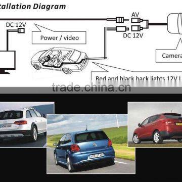 Small Rear View Camera Night Vision Waterproof Small Car Reverse Parking Camera Shockproof Anti Fog Electronic Scale photo-5