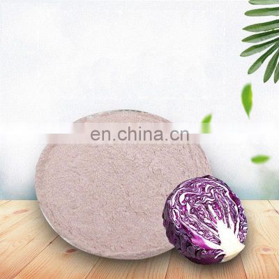 Purple cabbage powder factory wholesale dehydrated purple cabbage powder 20kg/box fruit and vegetable powder purple cabbage