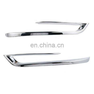 Pair Front Bumper Grill Molding Trim Chrome 5111-7331-721 5111-7331-722 For BMW F07 15-16 535i GT xDrive LH RH