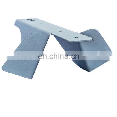 Blue White Zinc Plating Sheet Metal Fabrication Metal Bracket Bending Part