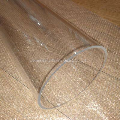 Large Diameter Quartz Glass Tube Clear Quartz Tube photo-3