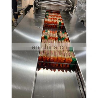 Full Automatic Feeding Packing System Packaging Machine For Secondary outer family multipack pack packaging