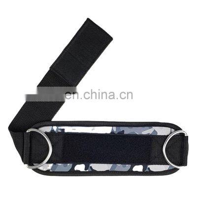 Adjustable Neoprene Padded Weight Workout Support Gym Ankle Cuffs Fitness Ankle Straps For Cable Machine photo-3
