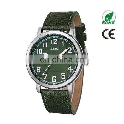 SINOBI Army Men Watches Luminous Arabic Number Index Dial S9813G China Supplier Factory Watch Direct OEM Watches Jam Tangan Pria