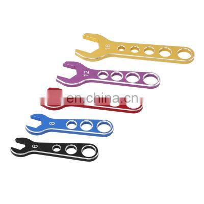 Anodized Aluminum Auto Parts, Double-sided hose Wrench Tool Kit and Wrench