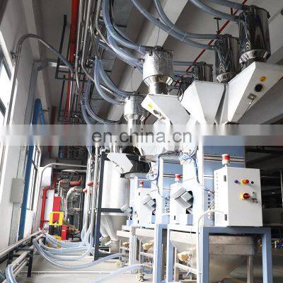 Liansu Plastic Granule PVC PE PET ABS Automatic Dosing Gravimetric Blender Mixing and 	 Dehumidifier Dryer System photo-5