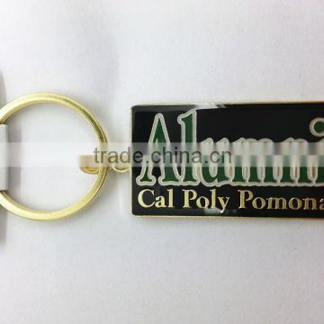 Cal poly pomona soft enamel school gold plating metal key chains