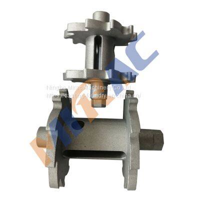 Customized Aluminum alloy low pressure Casting machinery parts