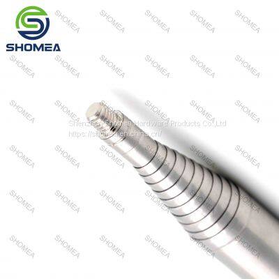 SHOMEA Customized 201/ 304 Stainless Steel Telescopic Whip with Male Thread