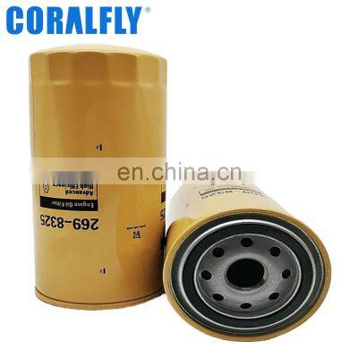 Compatible Excavator OEM Engine Spare Parts Universal Oil Filter 269-8325 1r 0716 1808 1r0726 for cat Filtro De Aceite