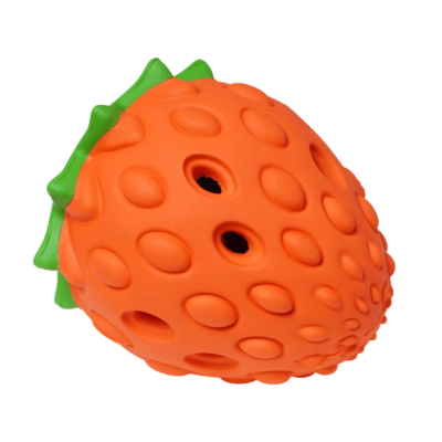 Strawberry Dog Chew Toys Rubber for Pet Teething Durable Dog Toys for Boring Puppy Teething Toys Pet Accessories
