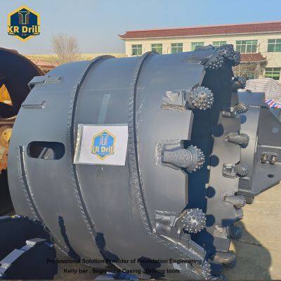 Rotary drilling bucket auger core barrel