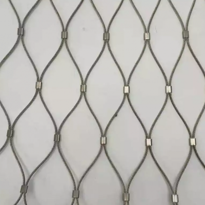 Flexible Stainless Steel Wire Rope Mesh, Metal Protective Net
