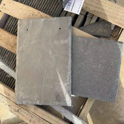 Natural Slate Tiles, Slate Roof Tiles, Gray Slate Tiles, Stone Tiles, Anti-corrosion and Heat-insulating Slate Tiles