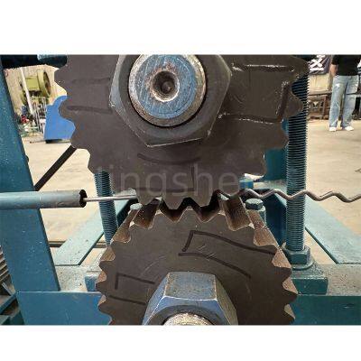 Halbautomatische Crimped Wire Mesh Metall-Siebnetz-Vibrationssiebanlage mit Fabrikpreis photo-4