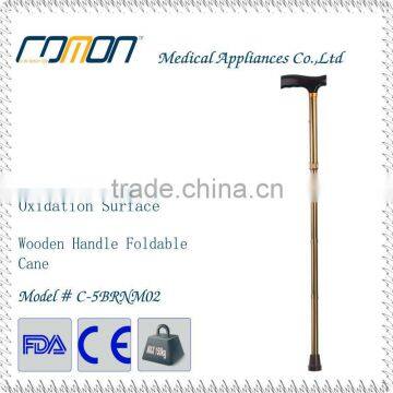 Wooden Cane Walking Sticks Golden Color