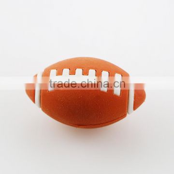 Cartoon Eraser with Football shape Creative removable cartoon stationery material is ECO-TPR size 3.4*2*2.cm factory made