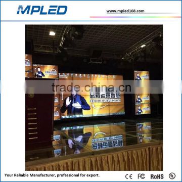 Hotel hall super large video wall 3D video wall with excellent cooling system