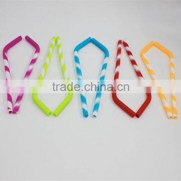 Rusable food grade silicone rubber drinking straw