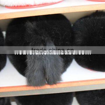 Christmas Present Cap Women Winter Warm Real Fox Fur Princess Hat With Tail photo-3