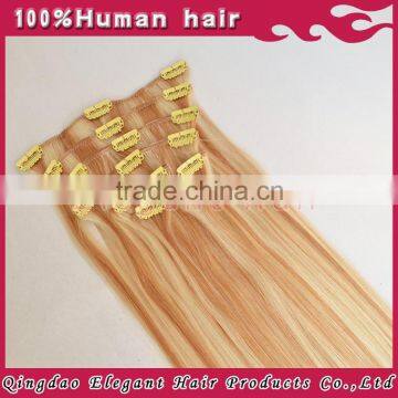 Hot sale unprocessed wholesale argentina hair clip in straight