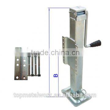 Trailer jack for trailer parts