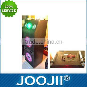 Dual 12 Inch Active Speaker with disco light