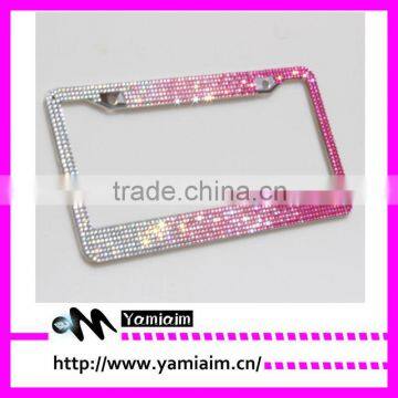 Fade color Bling License Plate Frame Car accessories Auto OEM Girly gift