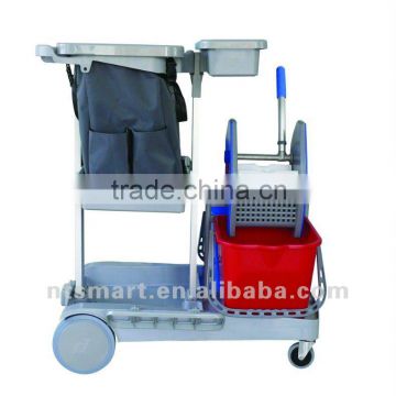 Hotel cleaning trolly,hotel cleaning cart ,hotel supplies