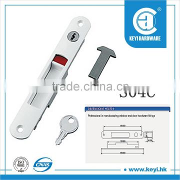 SA glass sliding window small key lock S04C