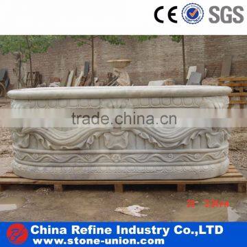 white marble bathtub,freestanding bathtubs,lion carved tub