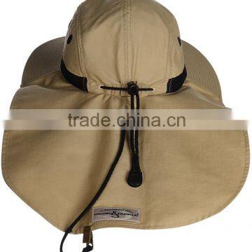 Stylish Big Brim 100% Polyester Bucket Cap photo-3