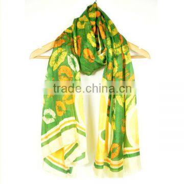 Polyester Floral Print Designer Scarf Wholesale China